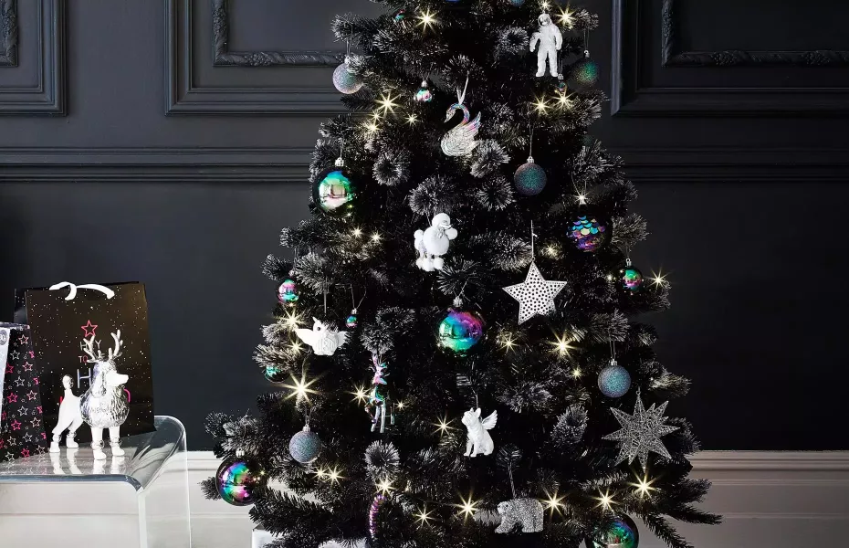 Как украсить елку в год «черного кролика»?