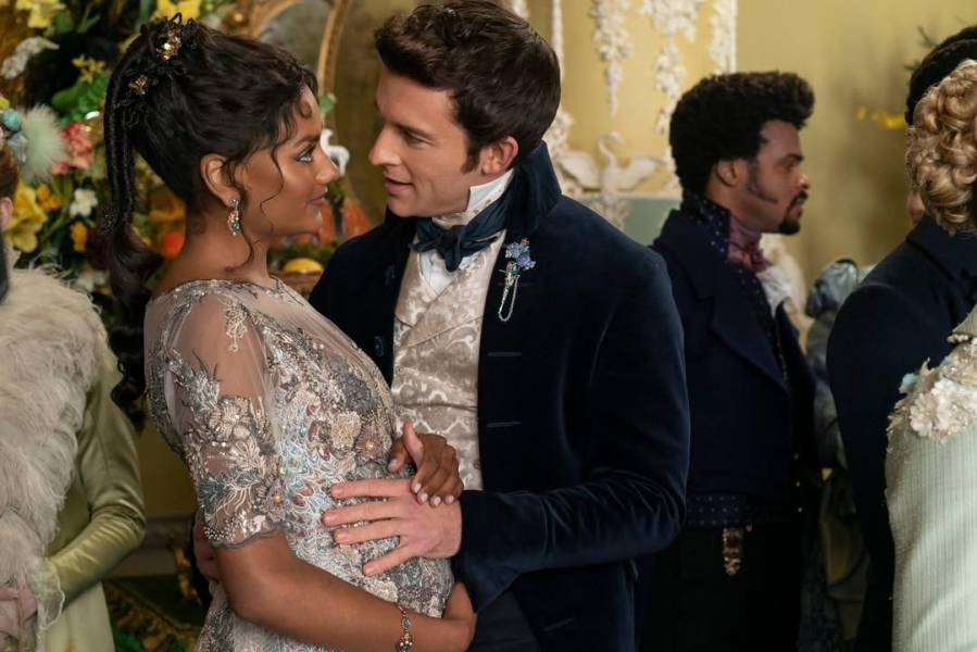 Кадр из третьего сезона сериала «Бриджертоны»