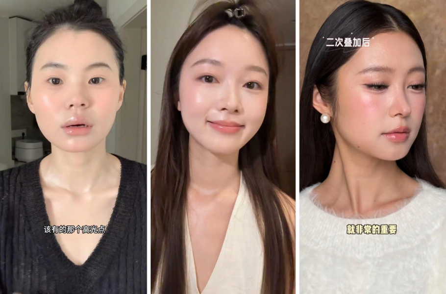 скрины из видео на Douyin