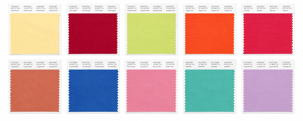 10 главных оттенков Pantone для сезона весна-лето 2027