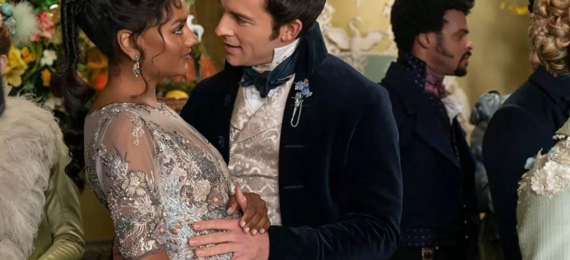 Кадр из третьего сезона сериала «Бриджертоны»