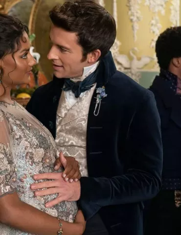 Кадр из третьего сезона сериала «Бриджертоны»